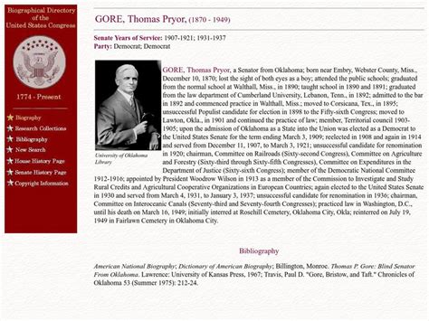Biographical Directory of the U.S. Congress .